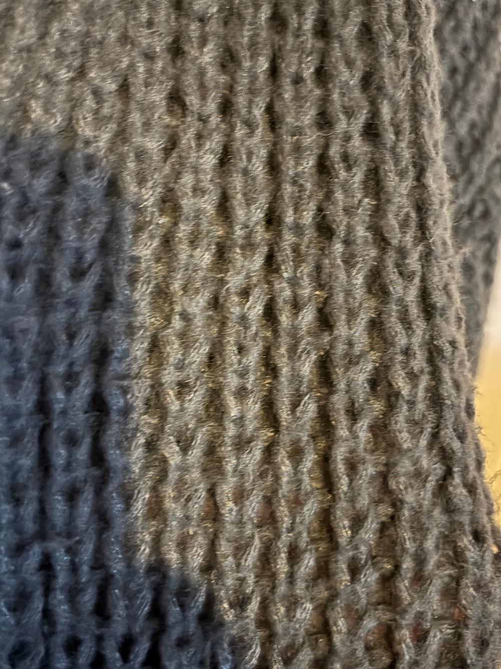 Cozy Long Open-Front Knit Cardigan Sweater - Dark Gray - Picture 3 of 8